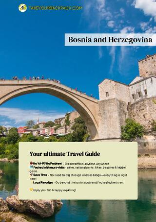 example page 0 from our offline Travel Guide for Bosnia and Herzegovina